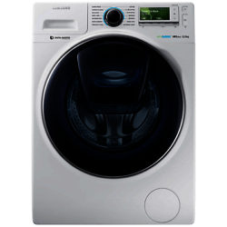 Samsung AddWash WW12K8412OW/EU Washing Machine, 12kg Load, A+++ Energy Rating, 1400rpm Spin, White